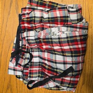 Victoria's Secret red plaid holiday pj bottoms
